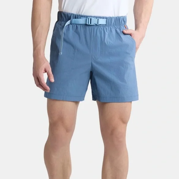 NWT Ozark Trail Men’s Hiking Athletic Shorts 6” Small Blue Grey Workout Swim - Picture 12 of 12